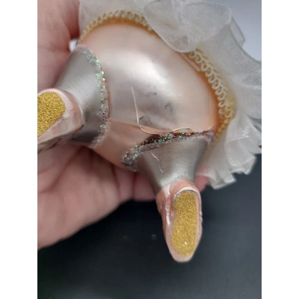 Sugar Plum Dancing Ballerina Elephant Christmas Resin 5